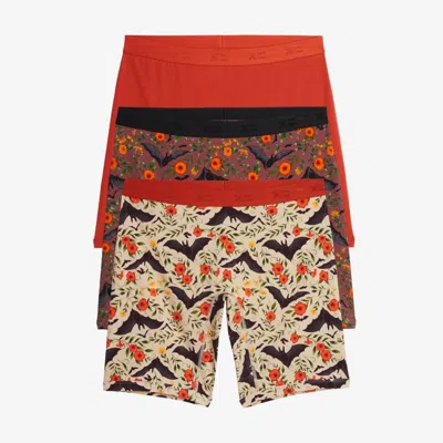 Tomboyx 9" Boxer Briefs 3-pack In Batwing Brocade Mp