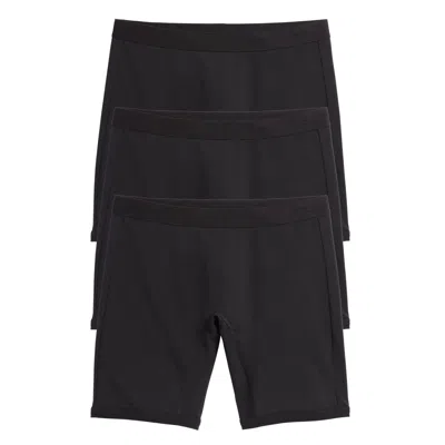 Tomboyx 9" Boxer Briefs 3-pack In Black