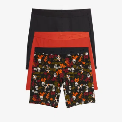 Tomboyx 9" Boxer Briefs 3-pack In Bone And Vine Mp