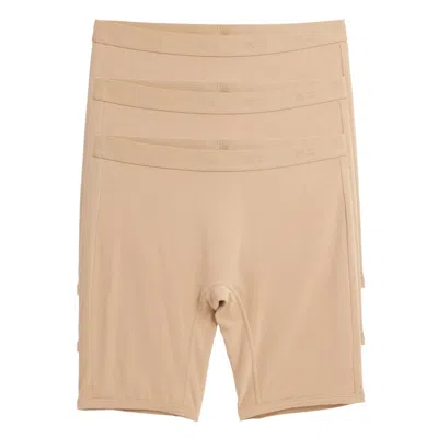 Tomboyx 9" Boxer Briefs 3-pack In Brown