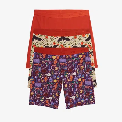 Tomboyx 9" Boxer Briefs 3-pack In Red