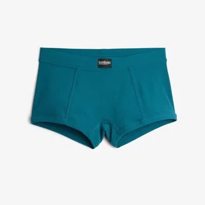 Tomboyx Bamboo Rib Boy Shorts In Blue