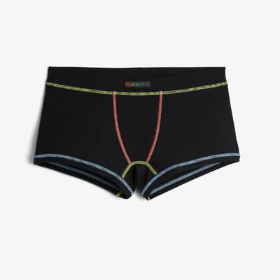 Tomboyx Bamboo Rib Boy Shorts In Black