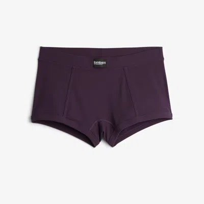 Tomboyx Bamboo Rib Boy Shorts In Purple