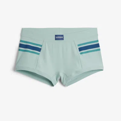 Tomboyx Bamboo Rib Boy Shorts In Blue