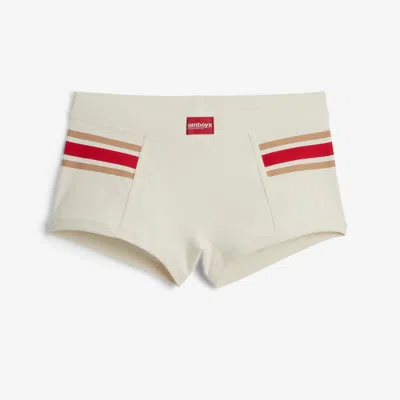 Tomboyx Bamboo Rib Boy Shorts In Neutral
