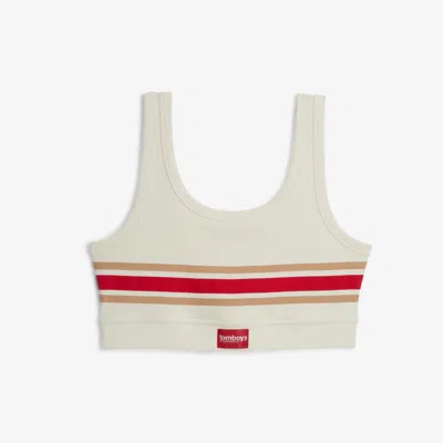 Tomboyx Bamboo Rib Essentials Soft Bra In Neutral