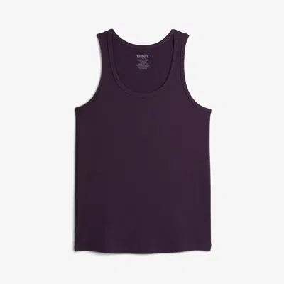 Tomboyx Bamboo Rib Power Tank In Purple