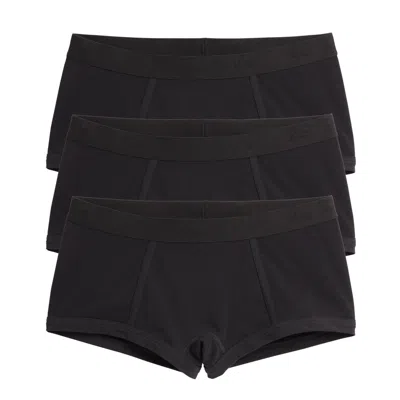 Tomboyx Boy Shorts 3-pack In Black