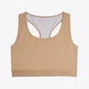 Tomboyx Compression Plus Racerback Crop Top In Brown