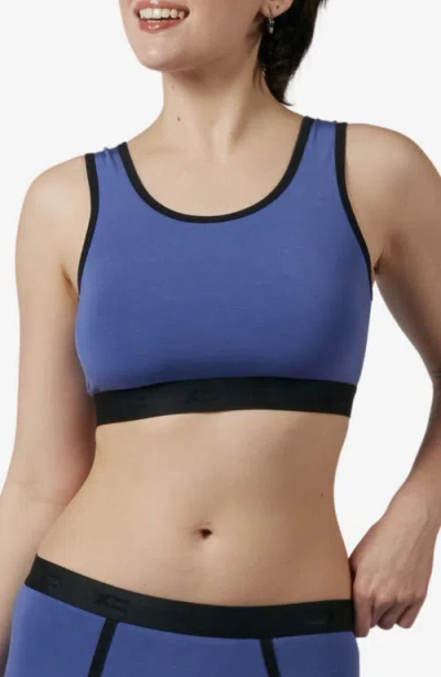 Tomboyx Essential Soft Bra In Blue