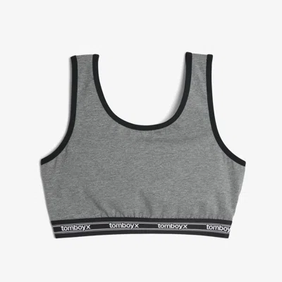 Tomboyx Essentials Soft Bra In Gray