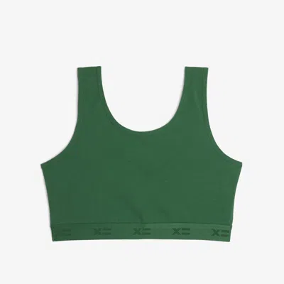 Tomboyx Essentials Soft Bra In Evergreen