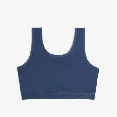 Tomboyx Essentials Soft Bra In Nightfall Navy