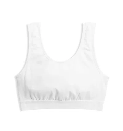 Tomboyx Essentials Soft Bra In White