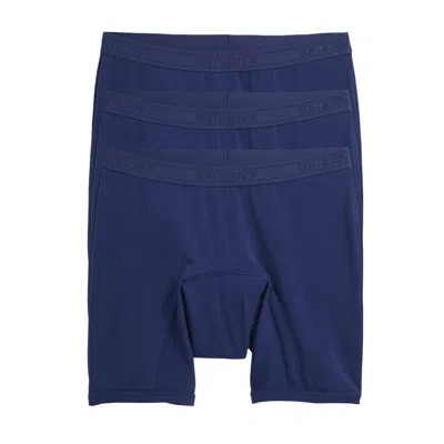Tomboyx First Line Period 9" Boxer Briefs 3-pack In Blue