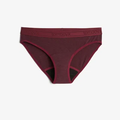Tomboyx First Line Period Bikini In Burgundy