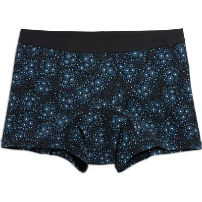Tomboyx First Line Stretch Cotton Period 4.5-inch Trunks In Black