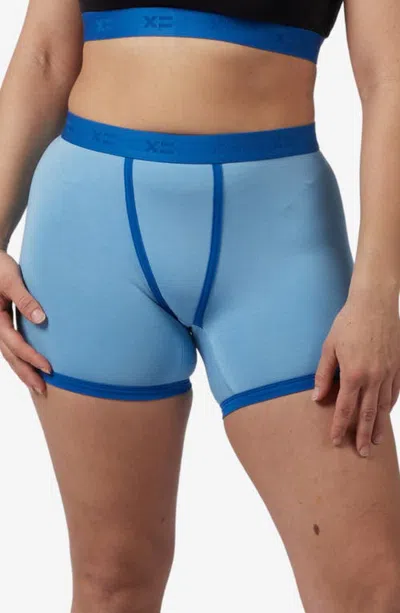 Tomboyx Gender Inclusive Stretch Modal 4.5-inch Trunks In Blue