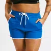 Tomboyx High Waist Swim 2.5-inch Board Shorts In Blue