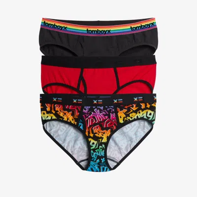 Tomboyx Iconic Brief 3-pack In Animal Print