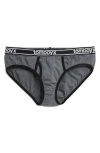 Tomboyx Iconic Briefs In Charcoal Logo