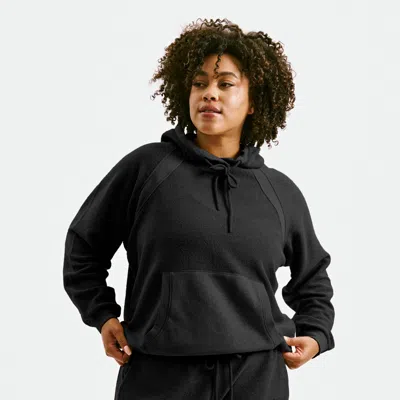Tomboyx Inside Out French Terry Hoodie In Black