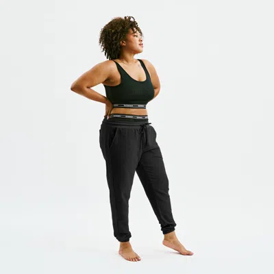 Tomboyx Inside Out French Terry Jogger In Black