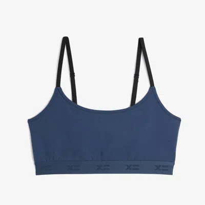 Tomboyx Low Cut Soft Bra In Nightfall Navy