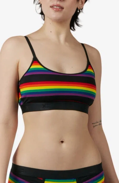 Tomboyx Low Cut Soft Bralette In Multi