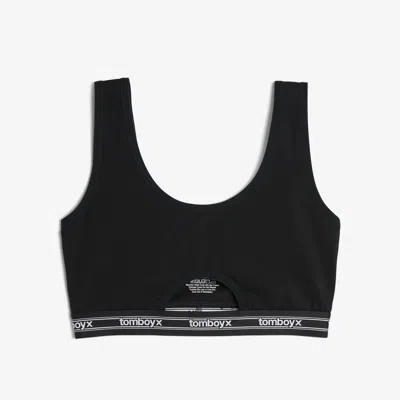 Tomboyx Peekaboo Soft Bra In Black