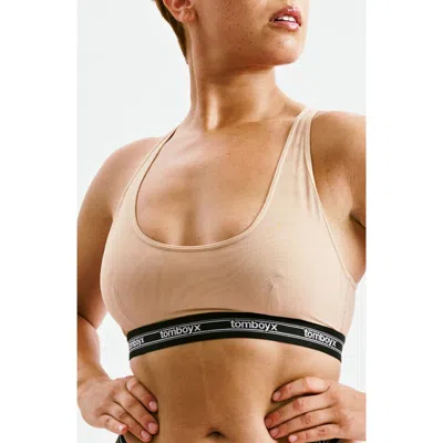 Tomboyx Powermesh Bralette In Brown