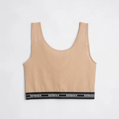 Tomboyx Powermesh Essential Bra In Brown