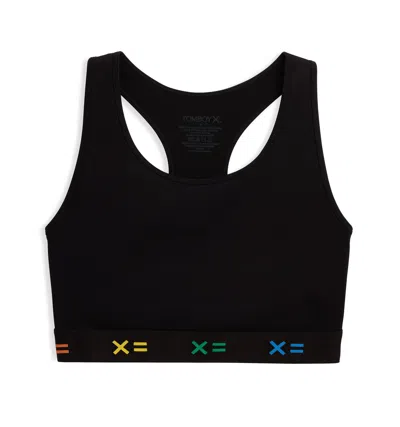 Tomboyx Racerback Compression Top In Black