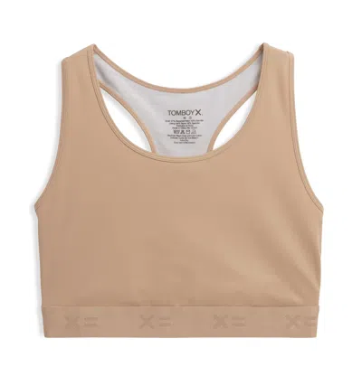 Tomboyx Racerback Compression Top In Brown