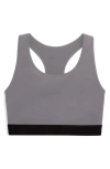 Tomboyx Racerback Compression Top In Gray