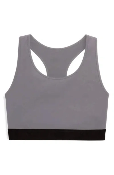 Tomboyx Racerback Compression Top In Gray