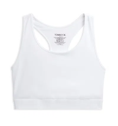 Tomboyx Racerback Compression Top In White
