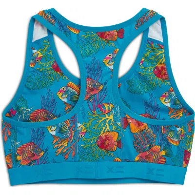 Tomboyx Racerback Soft Bra In Blue