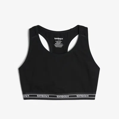 Tomboyx Racerback Soft Bra In Black