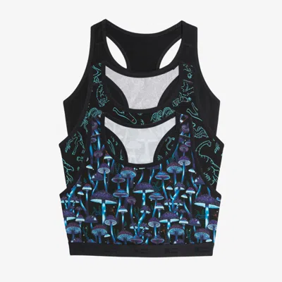Tomboyx Racerback Soft Bra 3-pack In Blue