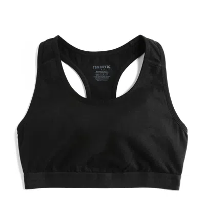 Tomboyx Racerback Soft Bra In Black