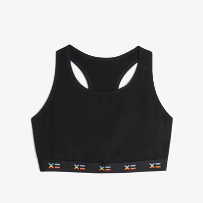 Tomboyx Racerback Soft Bra In Black