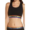 Tomboyx Essentials Soft Bra In Black Rainbow
