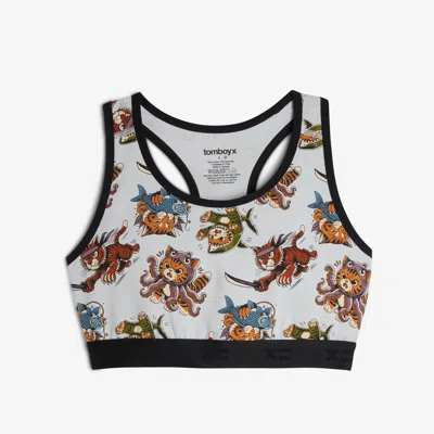 Tomboyx Racerback Soft Bra In Multi