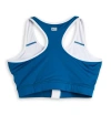 Tomboyx Racerback Zip Compression Bikini Top In Blue
