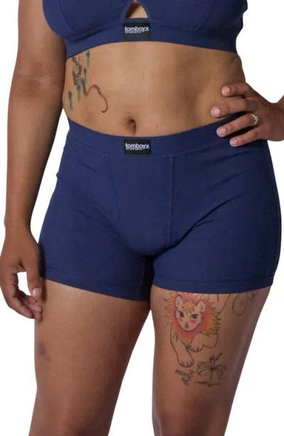 Tomboyx Rib 4.5-inch Boxer Briefs In Purple