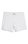 Tomboyx Rib 4.5-inch Boxer Briefs In White