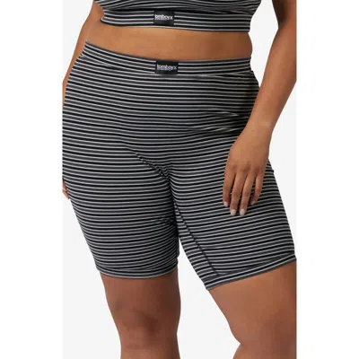 Tomboyx Rib 9-inch Boxer Briefs In Black