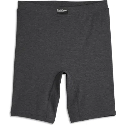 Tomboyx Rib 9-inch Boxer Briefs In Gray
